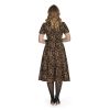 Robe chemise léopard annee 50
