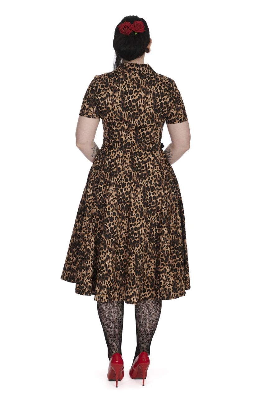 Robe chemise léopard