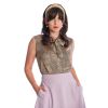 Chemise léopard femme rockabilly