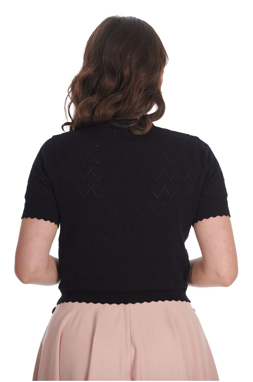 Pull rétro manches courtes