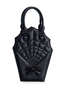 Sac a main rockabilly gothique noir