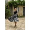 Jupe retro a carreaux 