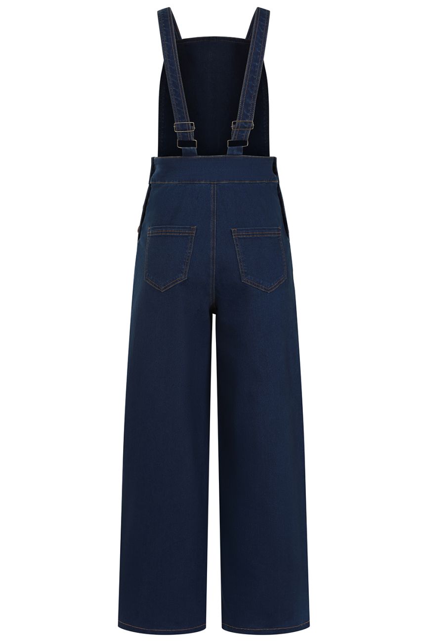 Salopette jean garage femme