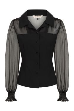 T-shirt noir style rockabilly - Banned