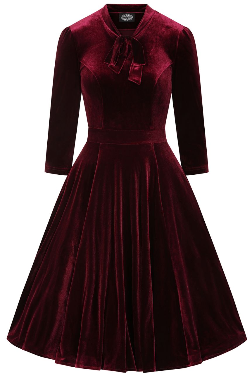 Robe vintage en velours