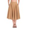 Jupe swing marron clair