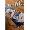 Veste rockabilly homme ocre car club jacket broderie dos Popeye style annees 50 60