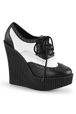 Demonia creepers 307 noir et blanc