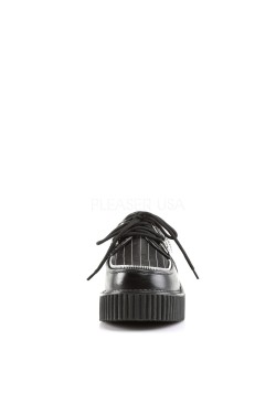 Creepers rayées avec fermeture eclair