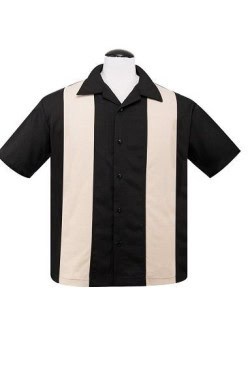 Chemise steady rockabilly bicolore