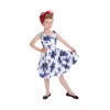 Robe vintage enfant bleue