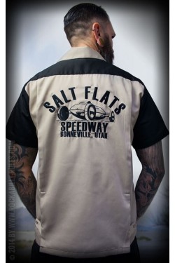 Chemise bowling rumble 59 salt flat