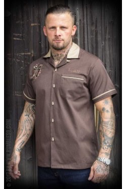Chemise bowling woodie garage rumble59