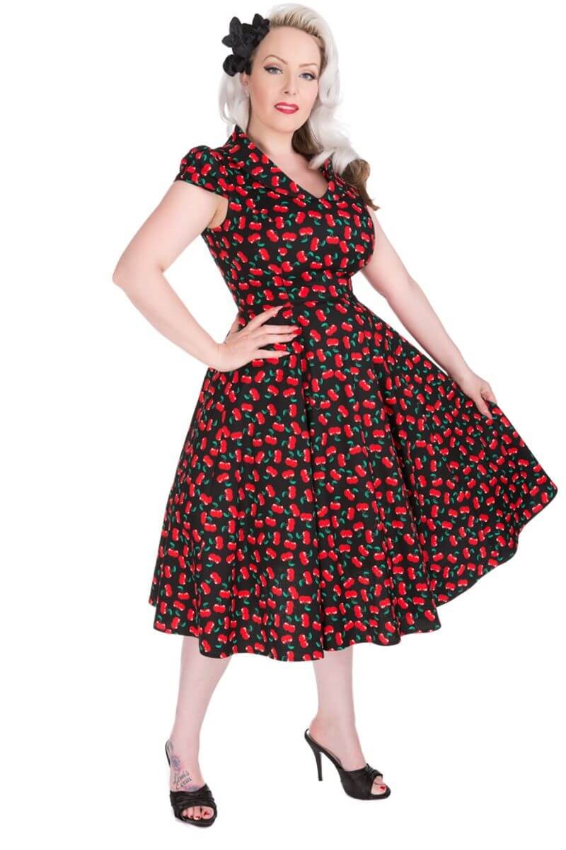 robe vintage cerise